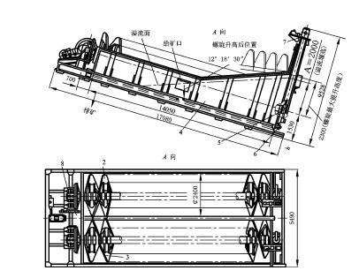 分级机结构示意简图